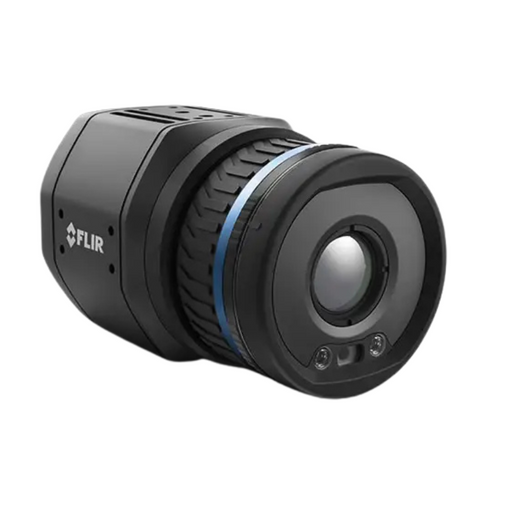 Teledyne FLIR A400 IS DFOV 42 24 angled view compact thermal camera with lens ring.