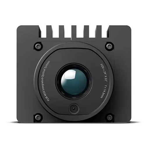 Teledyne FLIR A50 RD KIT 51 front view lens focused black metal frame.