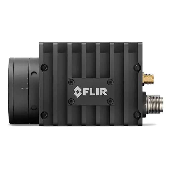 Teledyne FLIR A50 RD KIT 51 left side view black metal casing flir logo.