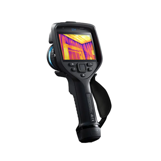 Teledyne FLIR E54 24 angled front view thermal display on screen.