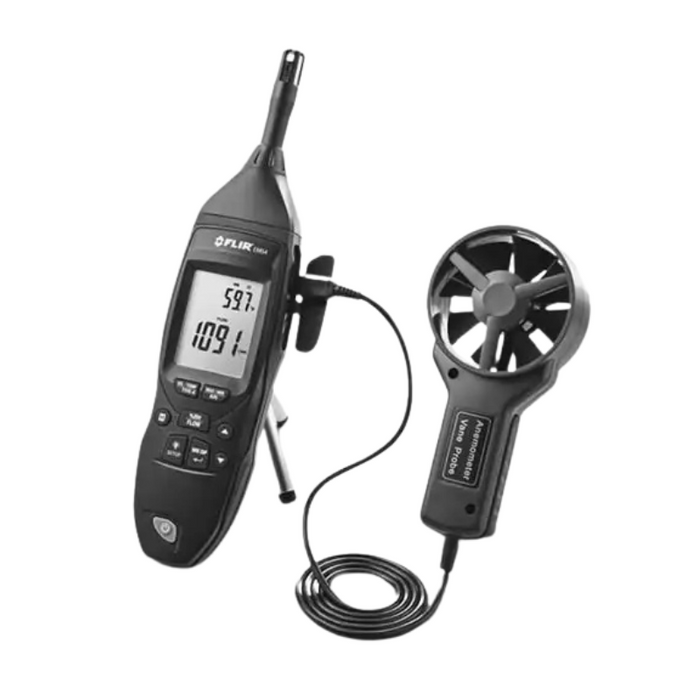 Teledyne FLIR EM54 front view attached rotor sensor black body digital display.