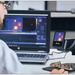 Teledyne FLIR ETS320 closeup operator using thermal system with laptop and electronics.