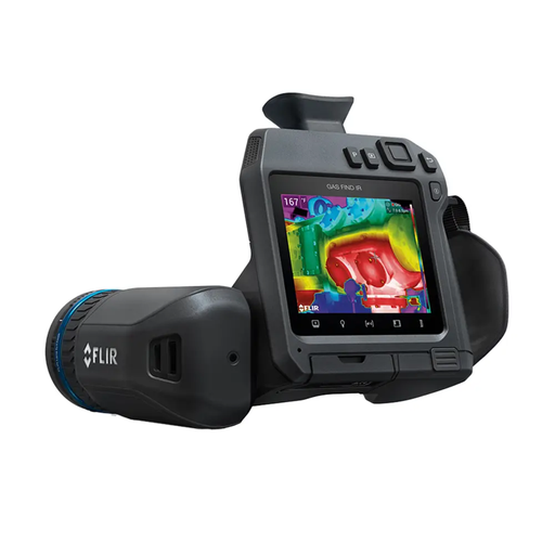 Teledyne FLIR GF77 25 LR HR 6 LR HR angled view thermal display screen visible.