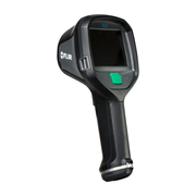 Teledyne FLIR K33 angled view black thermal camera green button.