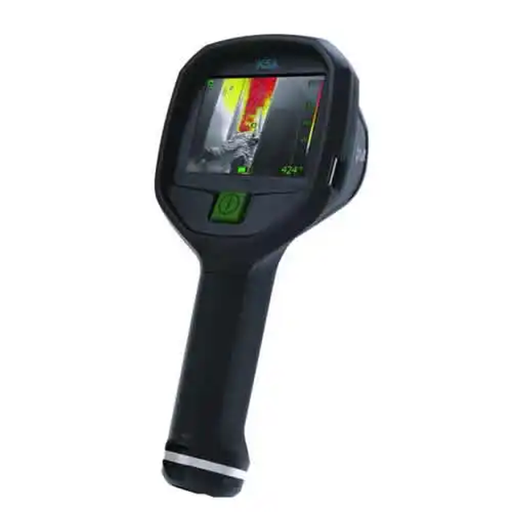 Teledyne FLIR K53 front view thermal camera black housing color display.