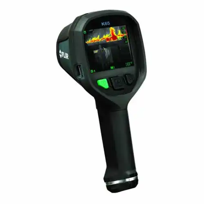 Teledyne FLIR K65 TAA angled view black body thermal screen display.