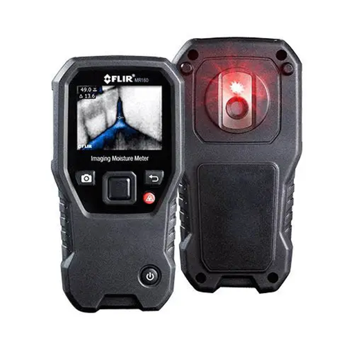 Teledyne FLIR MR160 front and back view red laser sensor visible.