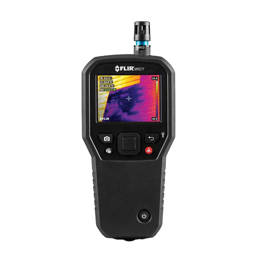 Teledyne FLIR MR277 moisture meter front view color thermal screen black body.