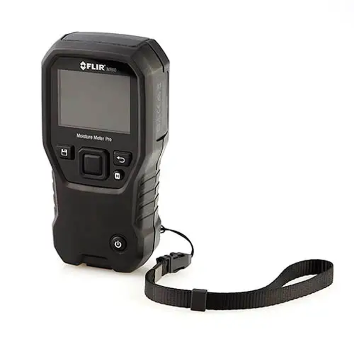 Teledyne FLIR MR60 front view with wrist strap attached.