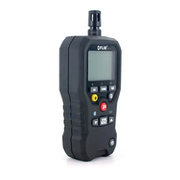 Teledyne FLIR MR77 5 In 1 Moisture Meter angled right view black case empty screen.