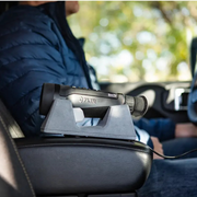 Teledyne FLIR Scout Pro 30Hz 640x480 inside vehicle mounted on charger beside driver.