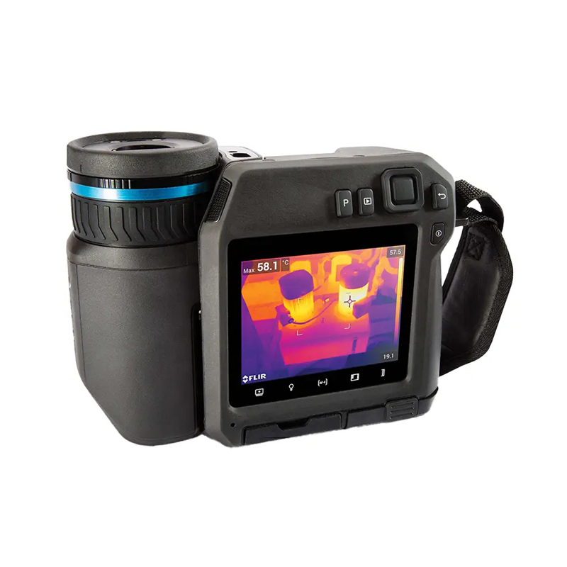 Teledyne FLIR T530 14 angled view thermal screen active scan.