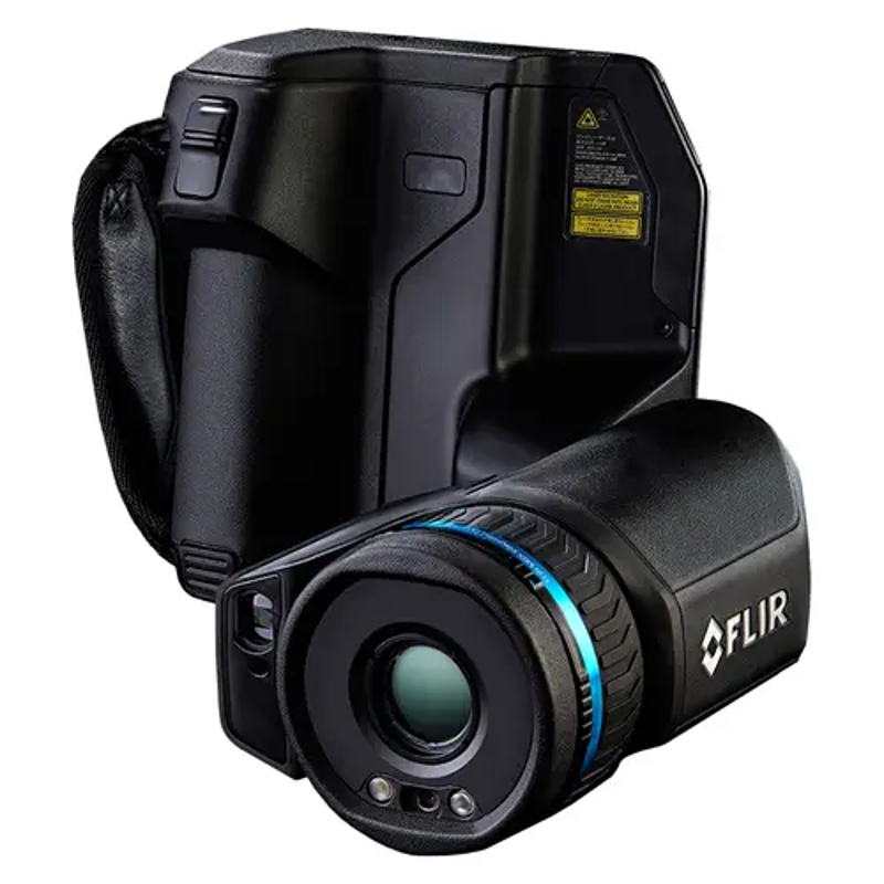Teledyne FLIR T530 24 42 back side view lens closeup with flir logo.