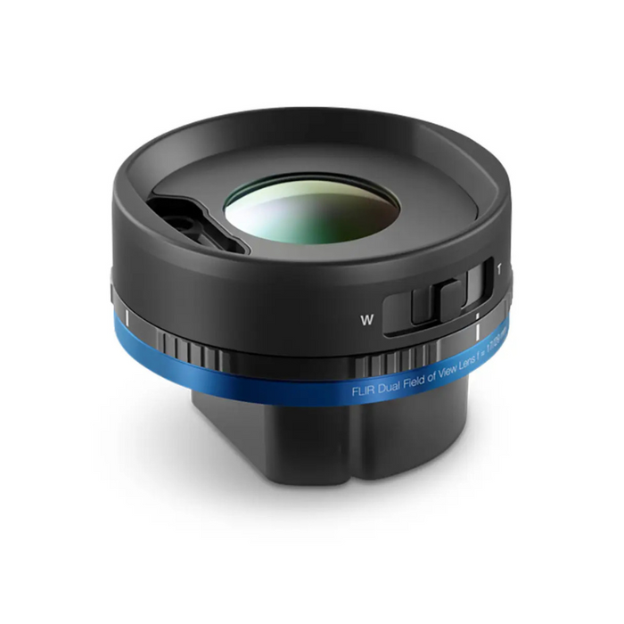 Teledyne FLIR T540 DFOV 24 42 side angle detachable lens installed.