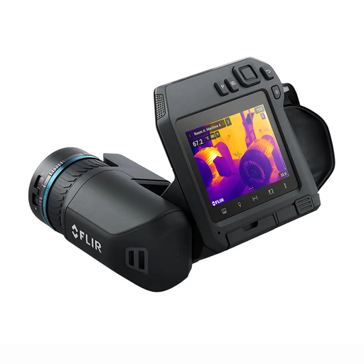 Teledyne FLIR T560 DFOV 24 42 30Hz 640x480 angled view black body thermal screen.