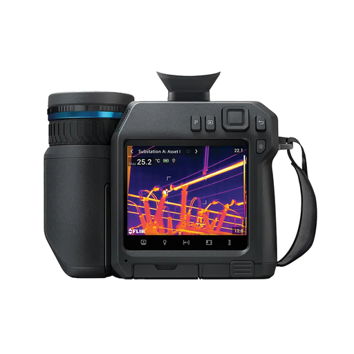 Teledyne FLIR T865 24 14 42 NIST direct rear view with thermal display.