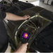 Teledyne FLIR VS290 21 inspection in use on aircraft engine showing thermal display.