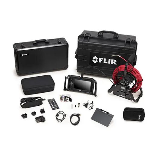 Teledyne FLIR VS80 KIT 5 kit layout case probe cables accessories.