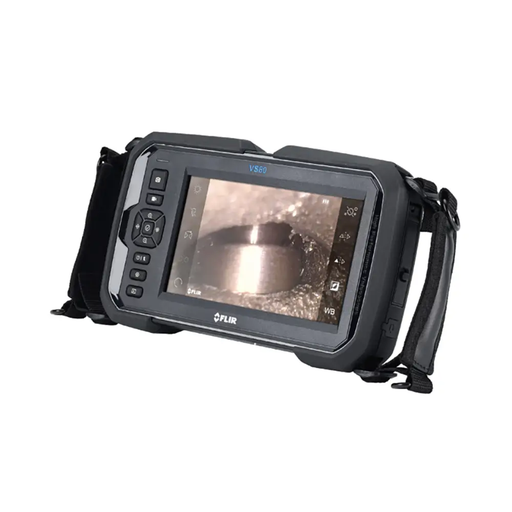 Teledyne FLIR VS80 angled view screen showing metal surface inspection.