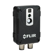 Teledyne Flir AX8 KIT Thermal Imaging Camera angled view black case dual lens.