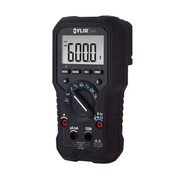Teledyne Flir DM66 angled view black multimeter 600v display.