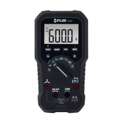 Teledyne Flir DM66 front view black multimeter with rotary switch.