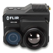 Teledyne Flir Duo Pro R 640 13mm 30hz front view black body dual lens.