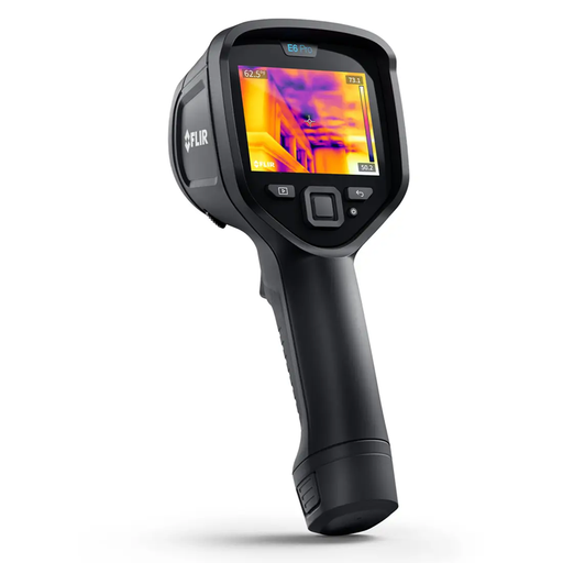 Teledyne Flir E6 Pro angled view thermal screen active scan.