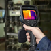 Teledyne Flir E96 24 Nist side view handheld use electrical panel scan.