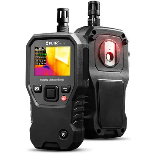 Teledyne Flir Mr265 front and rear view black case with sensor.