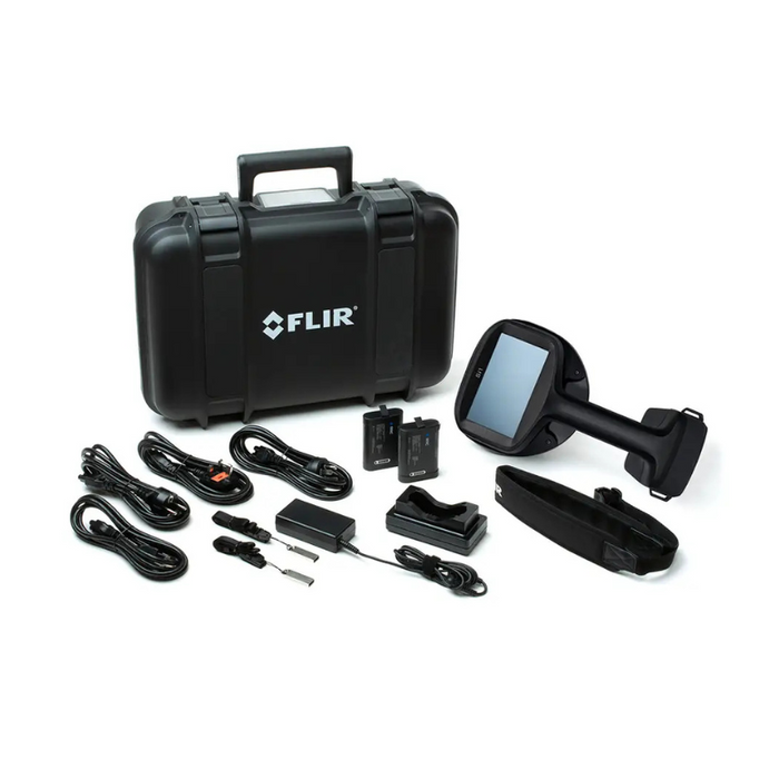 Teledyne Flir Si1 Ld accessory kit black case with cables and detector.