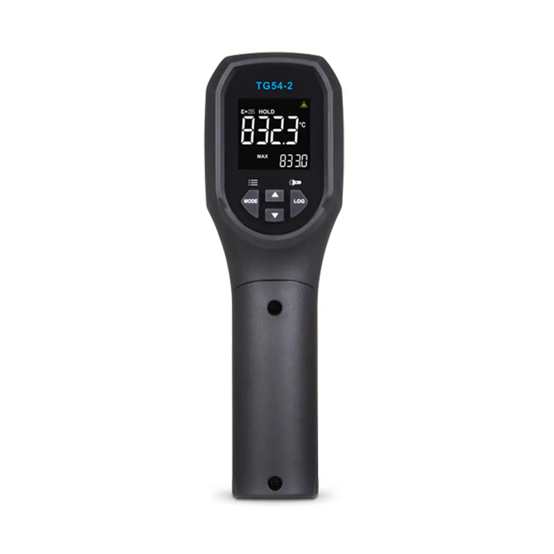 Teledyne Flir Sv89 Remote Vibration Temperature Sensor front view digital screen black body.
