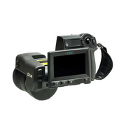 Teledyne Flir T1010 12 hd thermal camera rear view large screen side handle.