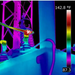 Teledyne Flir T1020 Kit 12 45 thermal view of substation component with overheated connection point.