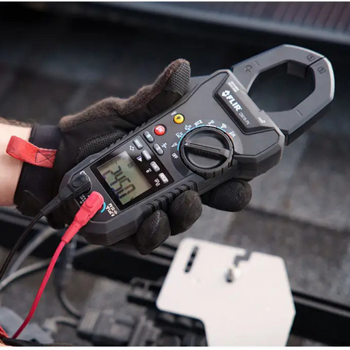 Teledyne Flir T560 angled view black thermal camera screen.