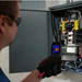 Teledyne Flir T560 detachable lens close up.