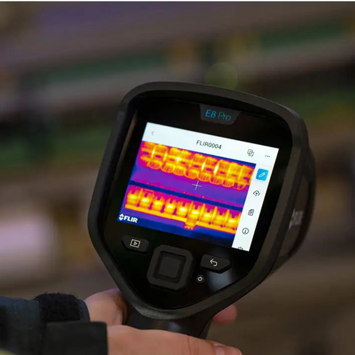 Teledyne Flir T560 detachable lens top view black housing 