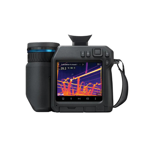 Teledyne Flir T865 24 14 6 rear view screen on thermal image displayed.