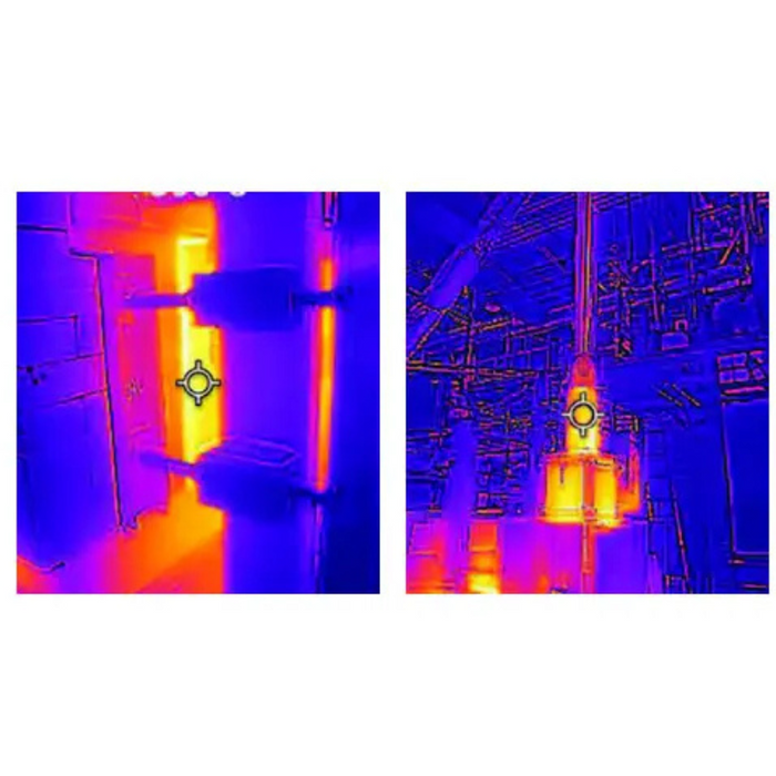 Teledyne Flir Tg297 thermal images showing heat distribution in machinery.