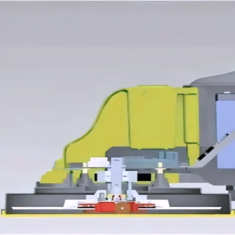 Tornado 17 Ultra High Speed Battery Operated Burnisher side cutaway diagram internal components.