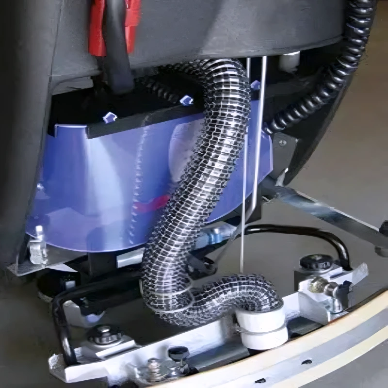 Tornado 18 11 Compact Cylindrical rear view squeegee hose connection.