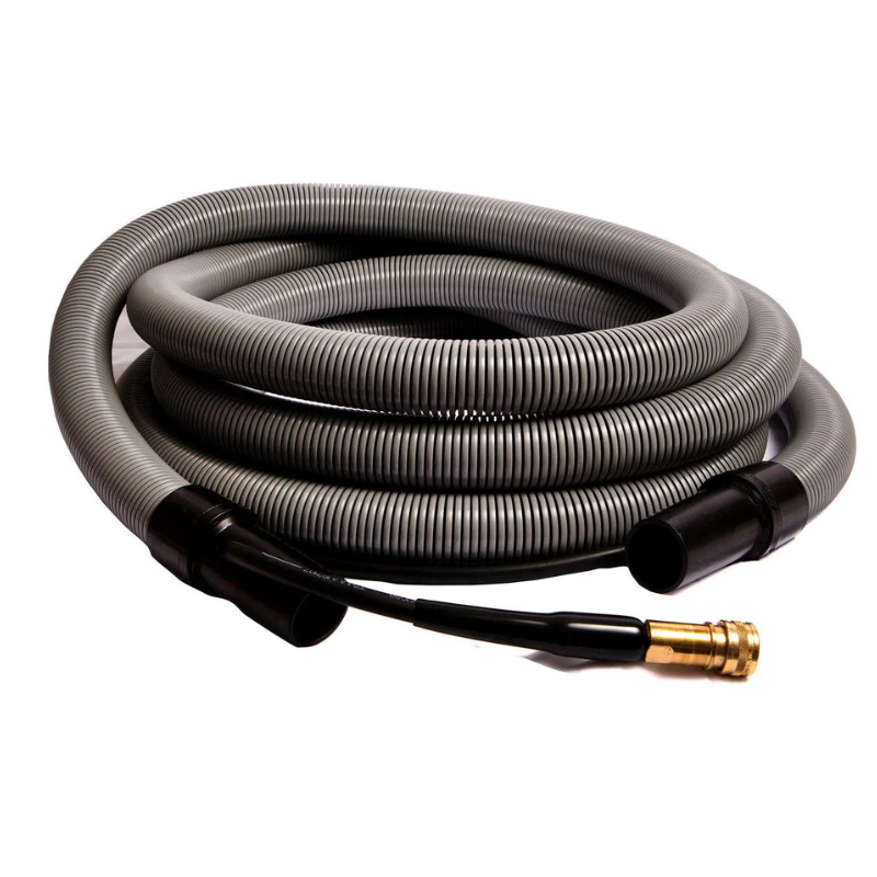 Tornado 95569A 20 Vacuum Pressure Hose coiled grey hose black fittings brass connector.