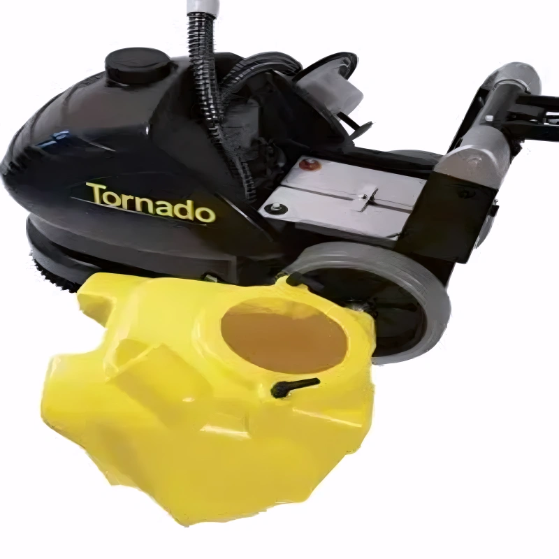 Tornado BD 14 4 top view black yellow body gray wheels.