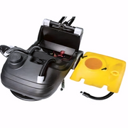 Tornado BD 17 6 Compact Cordless side view black yellow body.