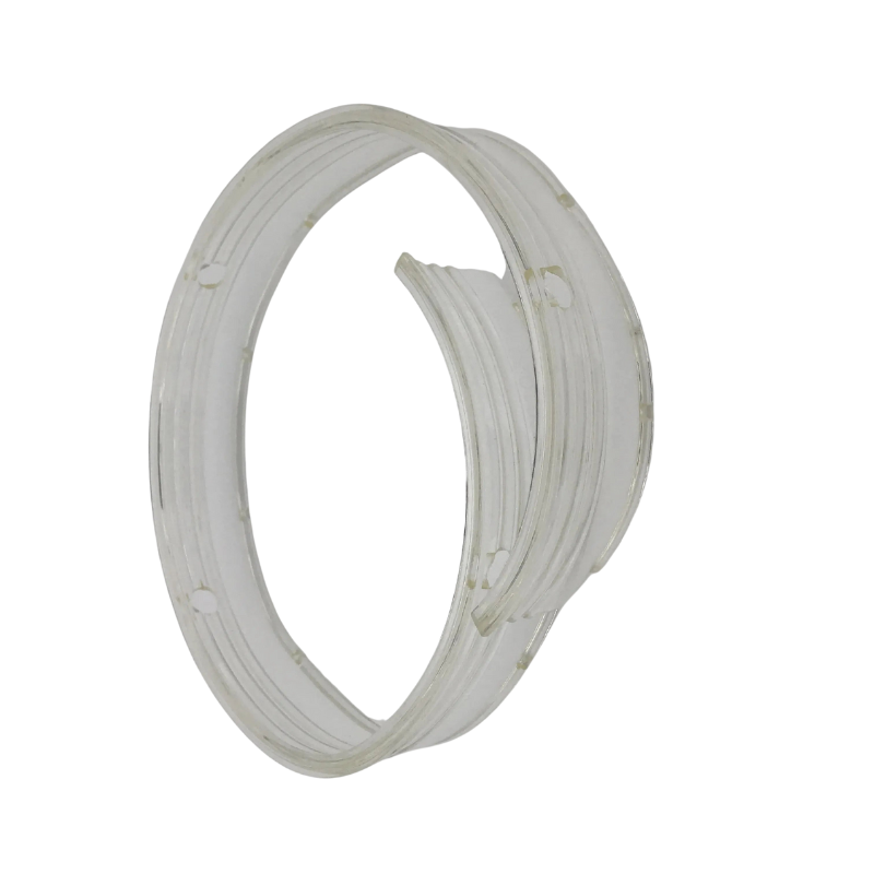 Tornado Front Squeegee Auto Scrubber Polyurethane 802MM X 45MM 31 57in X 1 77in clear polyurethane curved replacement squeegee part.