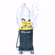 Tornado JA Quad Air Wet Only Jumbo Vacuum complete setup clear bags.