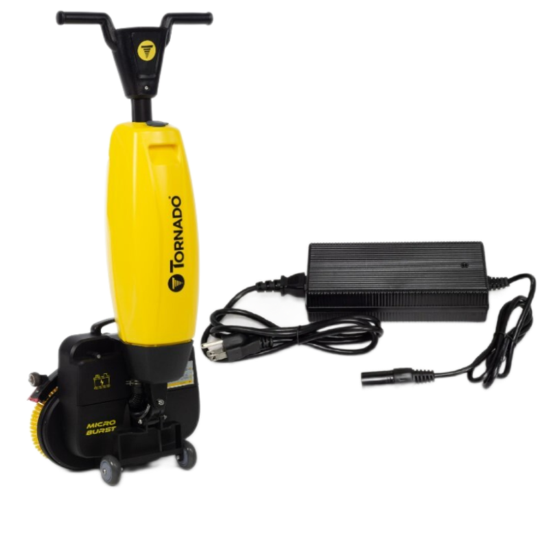 Tornado Microburst Ultra Compact Battery Scrubber with charger only.