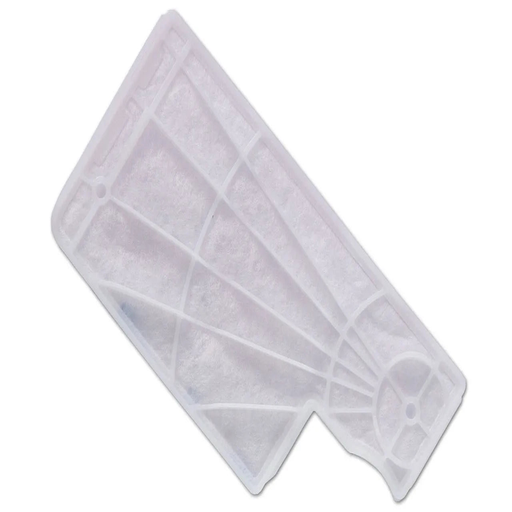Tornado Motor Intake Filter for CV30 and CV38 Vacuums top view white filter plastic frame.