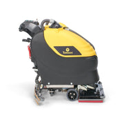 Tornado OB 20 14 Walk Behind Orbital Scrubber left side yellow black body.