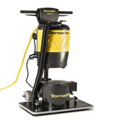 Tornado OB 20 orbital floor machine front view black yellow.